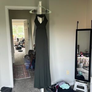 Nwt size 2 bhldn backless dress *dark green*
